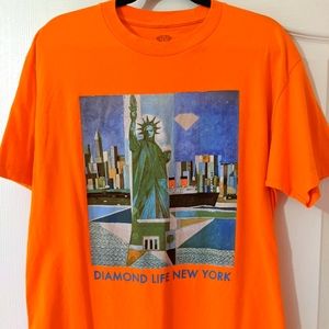 Diamond supply co NY statue of liberty Men's XL